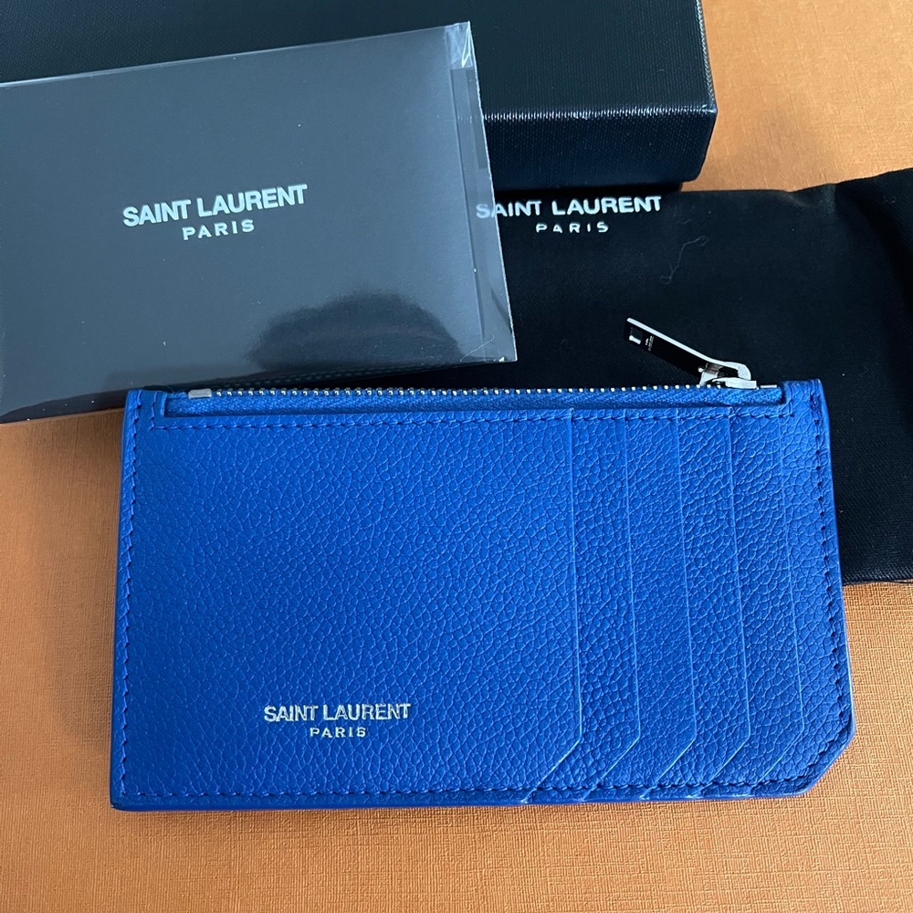 ❌❌SOLD❌❌ Saint Laurent Paris Zip Pouch Card Holder